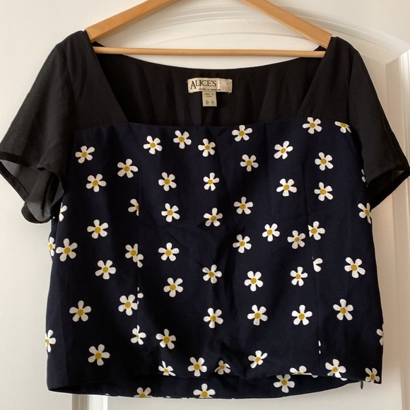 Alice’s Pig Maddie's Marguerite 2 Piece Skirt Set Floral Size 12 - Picture 12 of 15